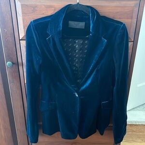 Blank NYC Blue Velvet blazer size small (also have matching pants)